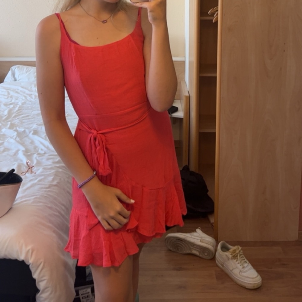 Vibrant Pink Sleeveless Dress